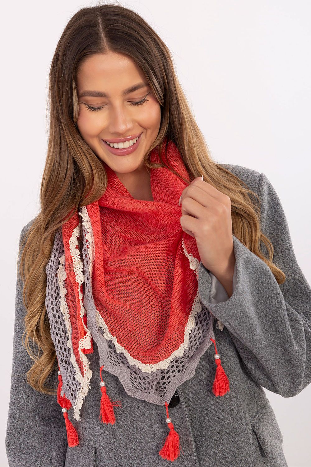 Chustka Model AT-CH-ENEC-74.02P Coral - AT