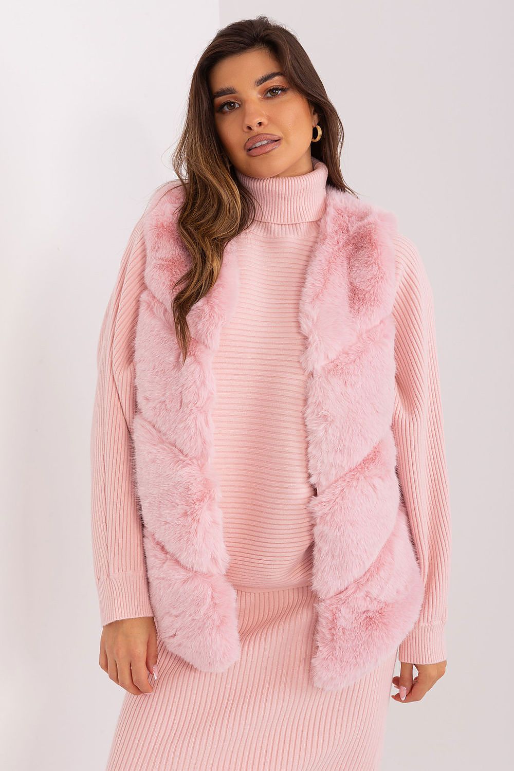   Kamizelka Model AT-KZ-2349.00P Light Pink - AT 
