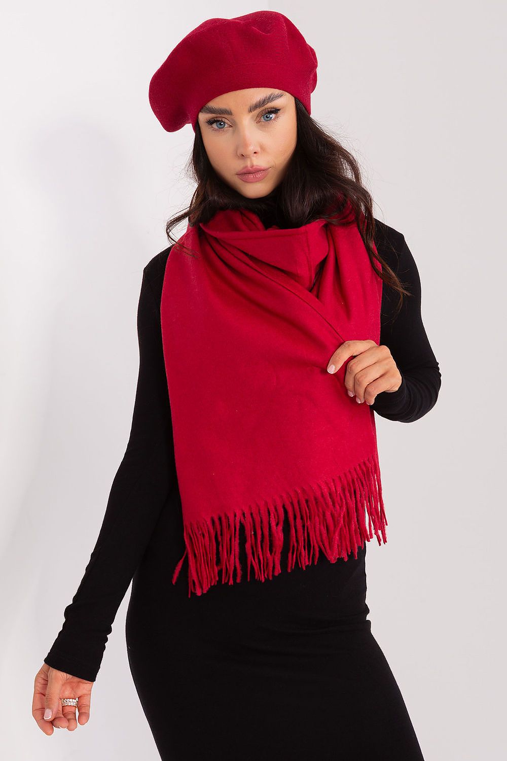   Szalik Model AT-SZ-23185.90P Bordo - AT 