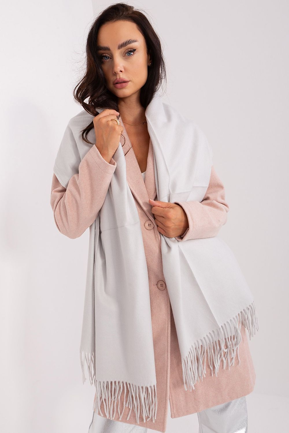   Szalik Model AT-SZ-23185.73P Light Grey - AT 