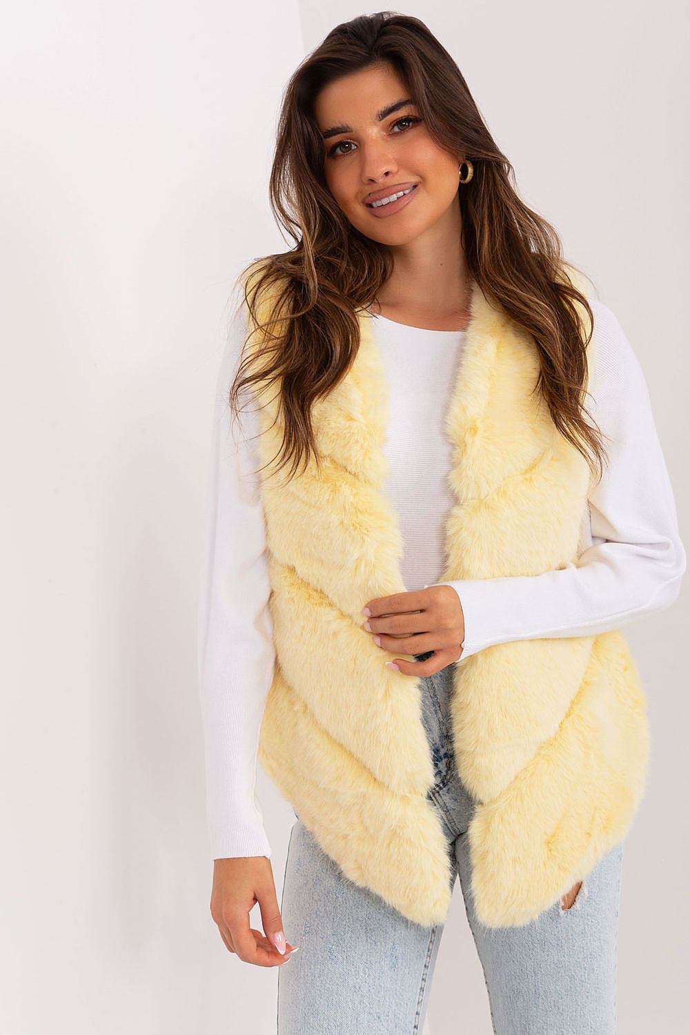   Kamizelka Model AT-KZ-2349.00P Light Yellow - AT 