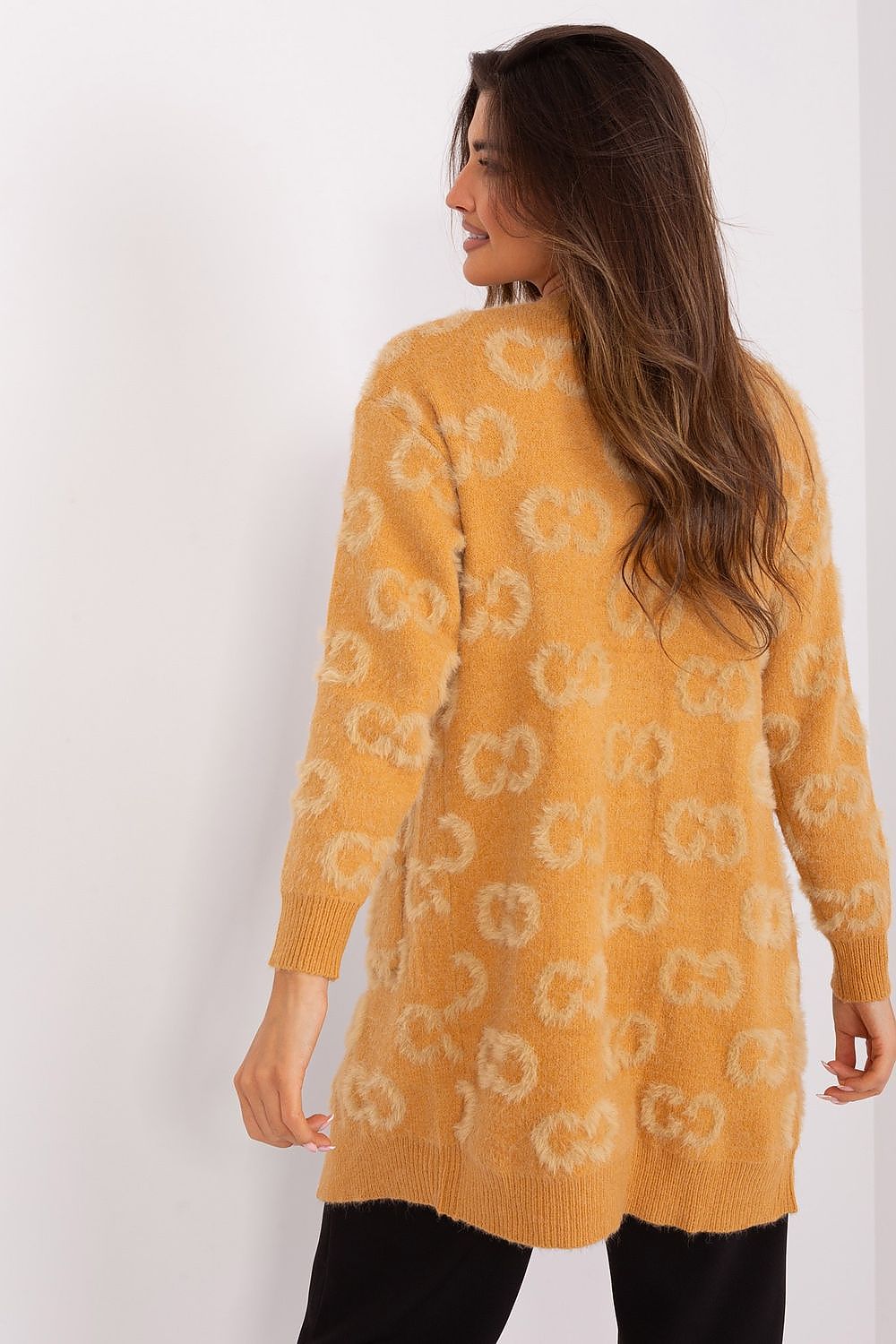  Sweter Kardigan Model AT-SW-234502.38X Camel - AT 