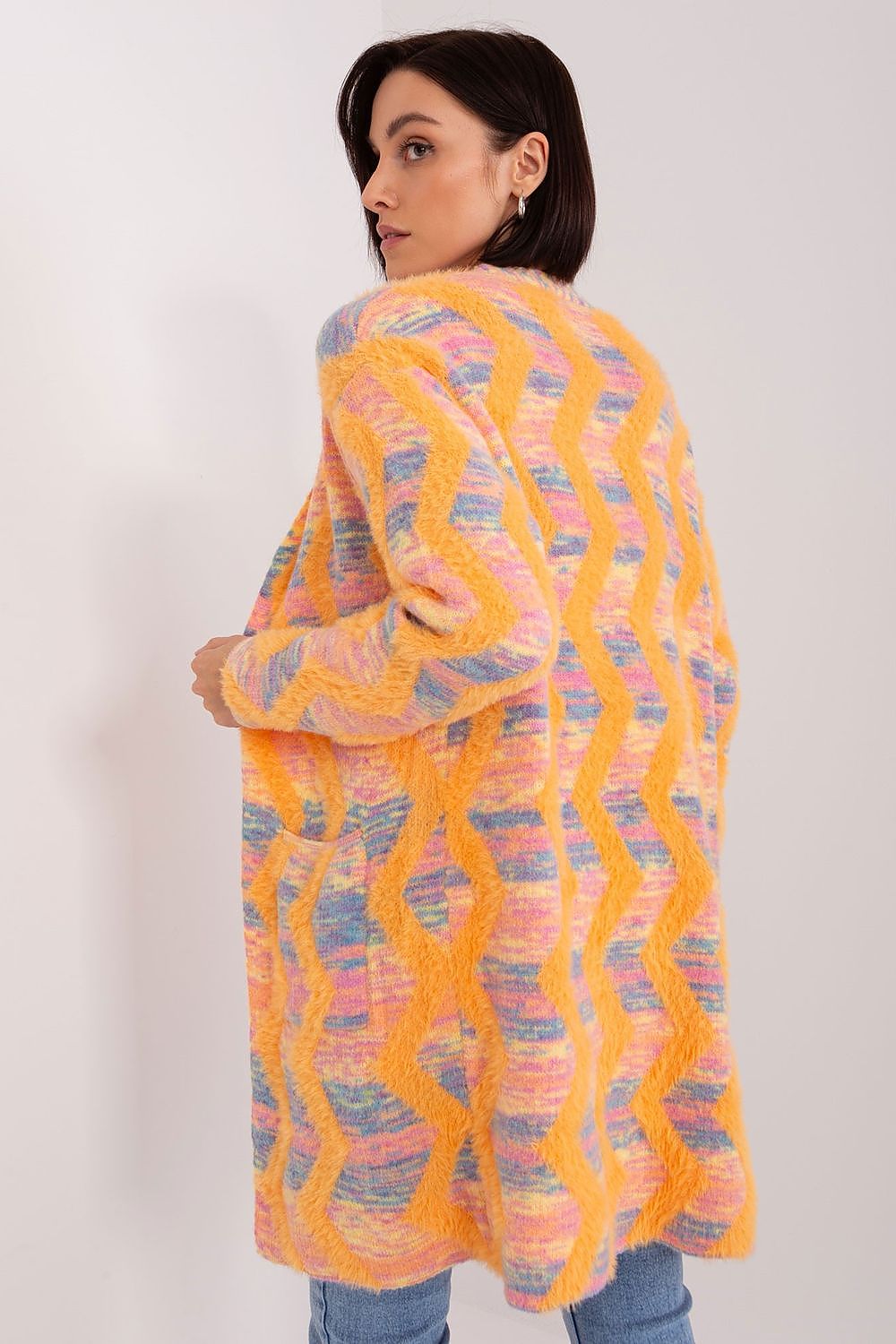  Sweter Kardigan Model AT-SW-234701.34 Orange - AT 