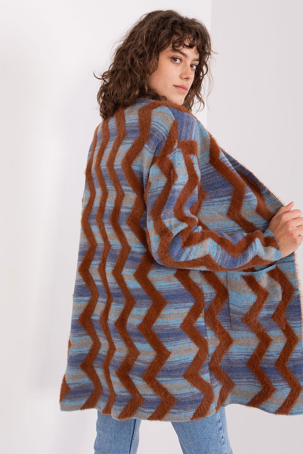  Sweter Kardigan Model AT-SW-234701.34 Dark Blue - AT 
