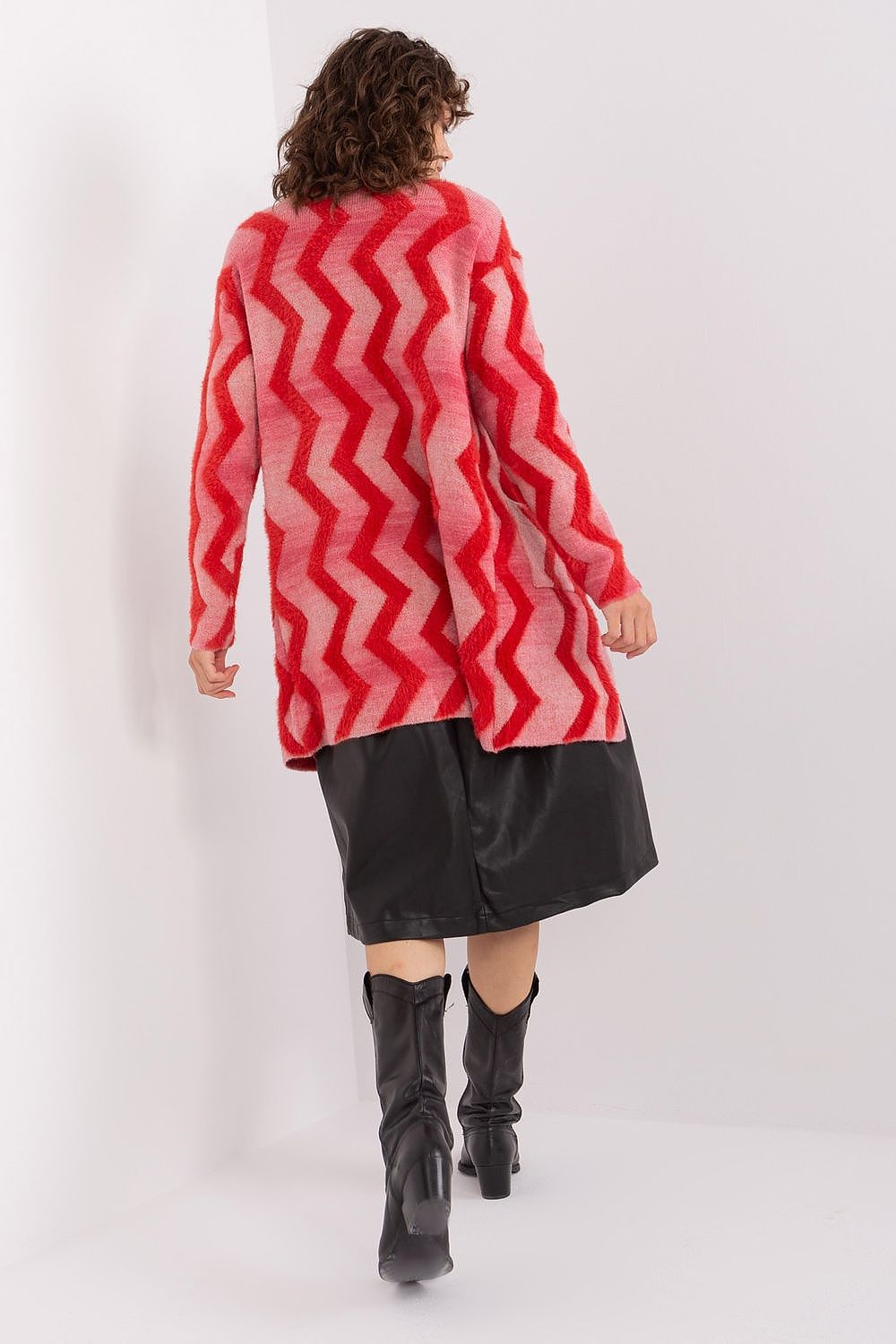  Sweter Kardigan Model AT-SW-234701.34 Red - AT 