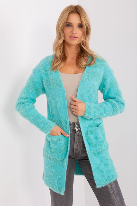 Sweter Kardigan Model AT-SW-234503.00P Mint - AT 