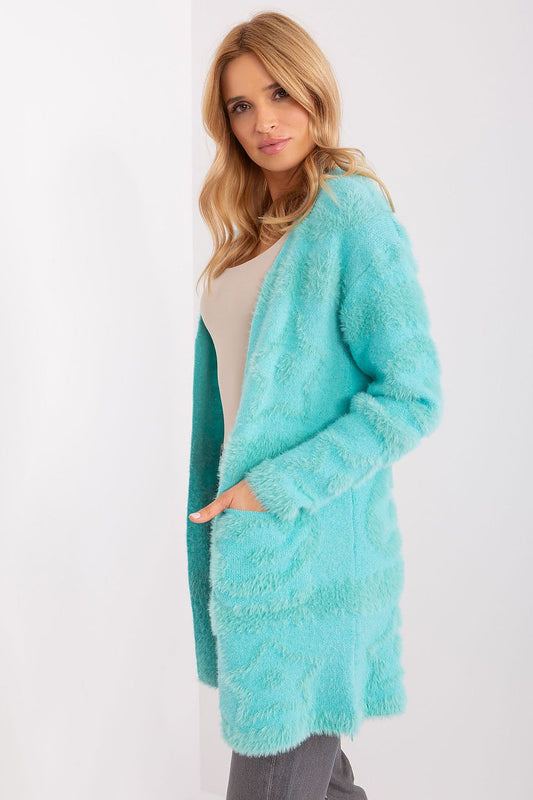  Sweter Kardigan Model AT-SW-234503.00P Mint - AT 