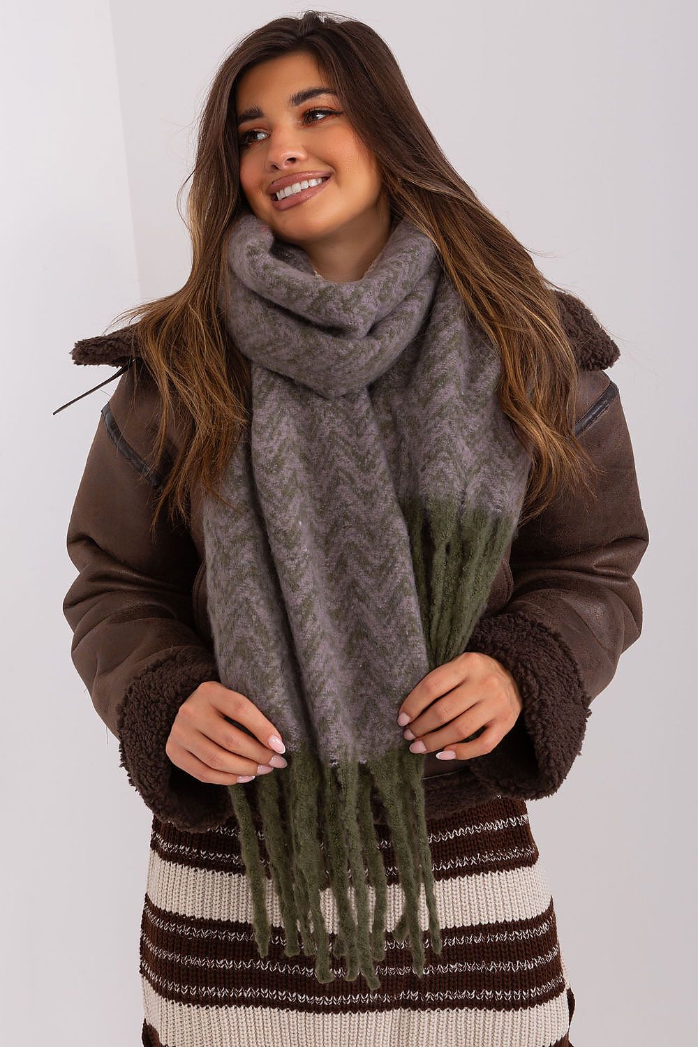   Szalik Model AT-SZ-23125.75 Khaki - AT 