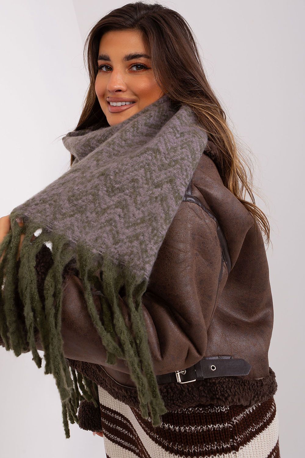   Szalik Model AT-SZ-23125.75 Khaki - AT 