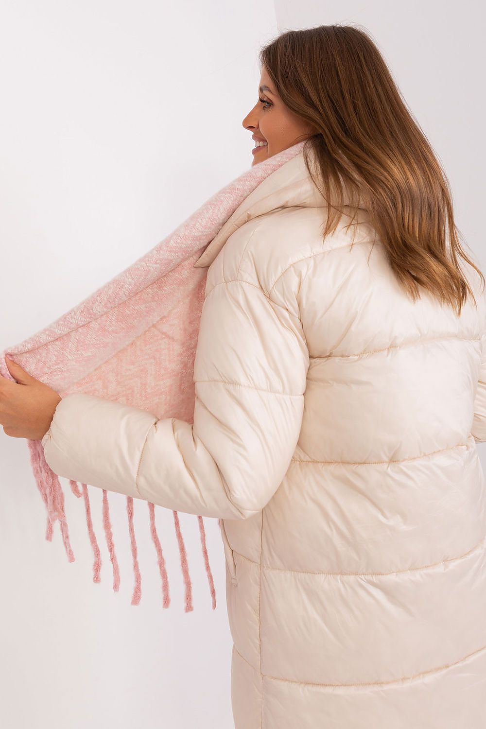   Szalik Model AT-SZ-23125.75 Light Pink - AT 