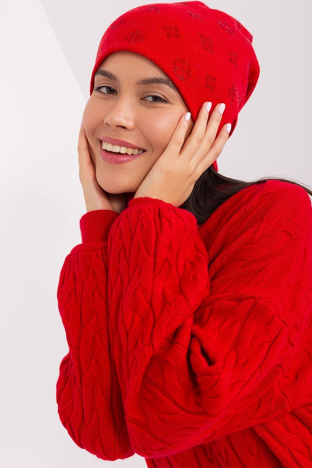   Czapka Model AT-CZ-2325.96 Red - AT 