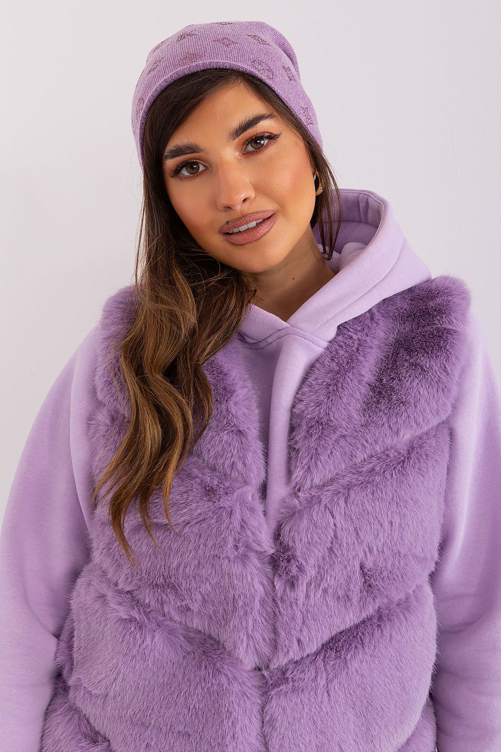   Czapka Model AT-CZ-2325.85 Light Violet - AT 