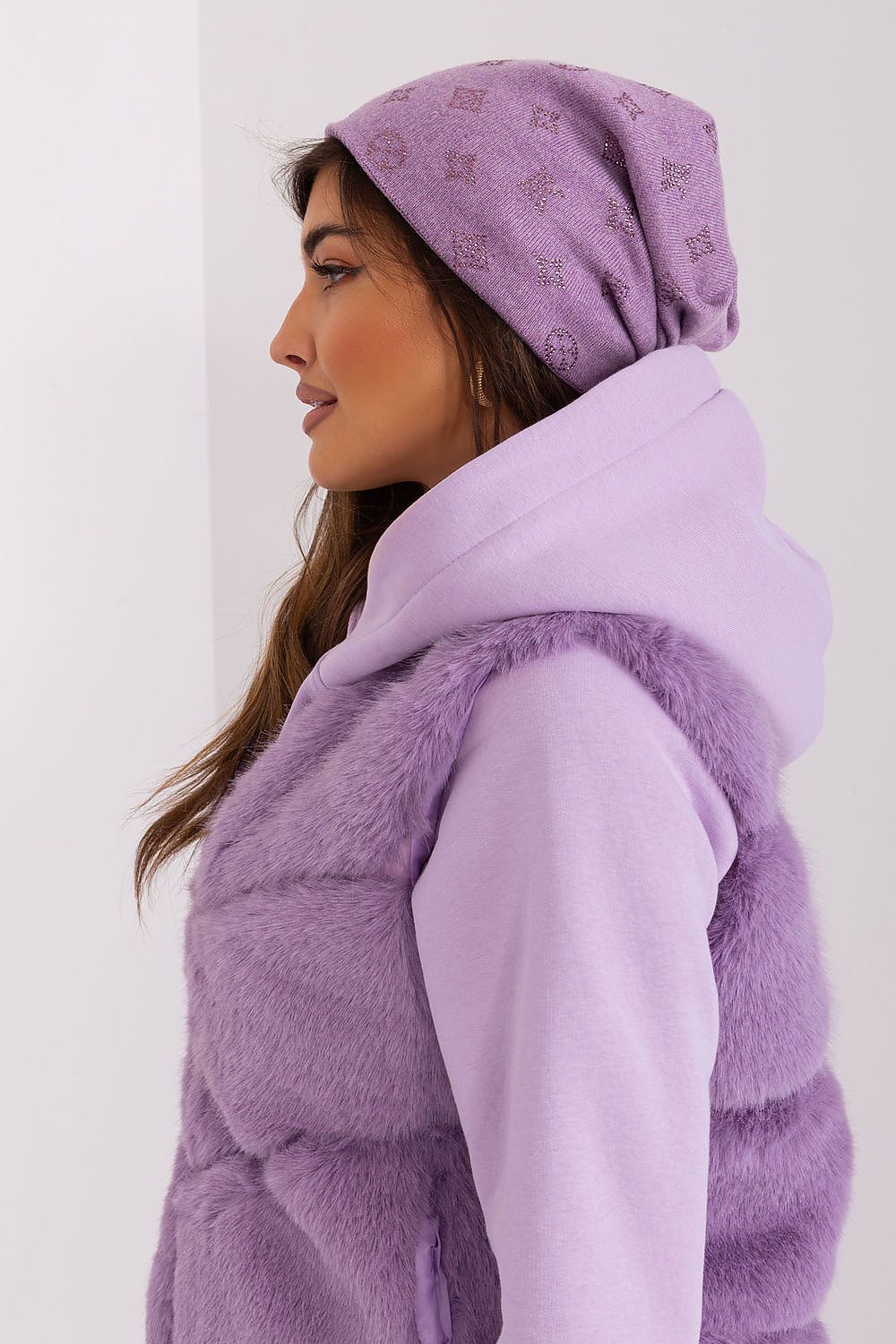   Czapka Model AT-CZ-2325.85 Light Violet - AT 