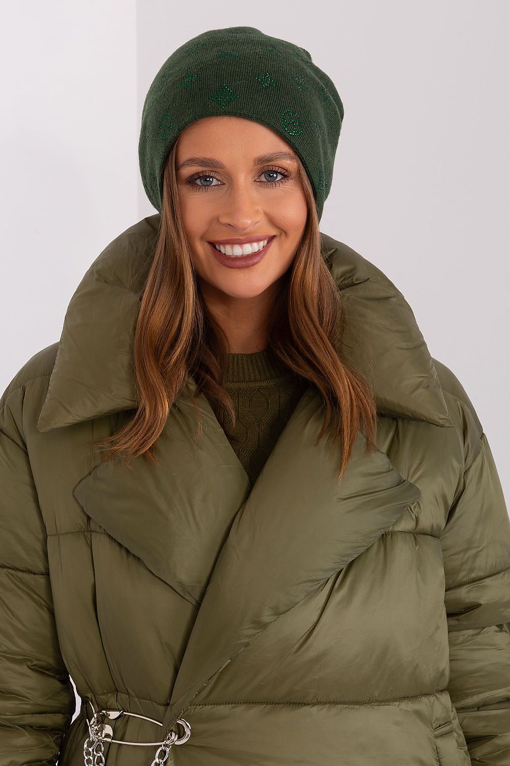   Czapka Model AT-CZ-2325.96 Dark Green - AT 