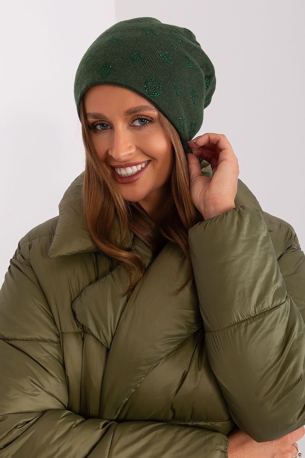   Czapka Model AT-CZ-2325.96 Dark Green - AT 