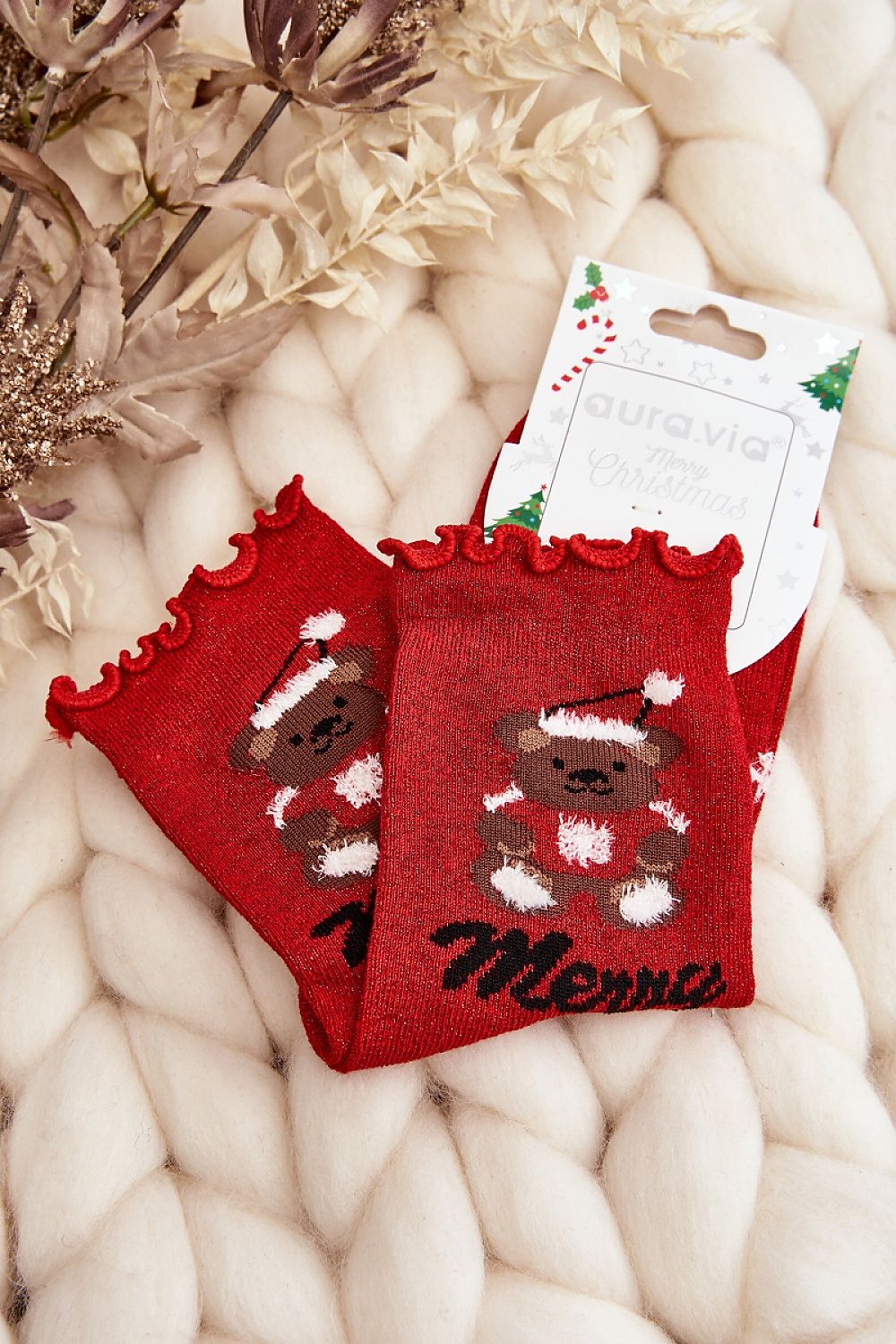   Skarpety Model SK.29166/SN756 Red - Step in style 