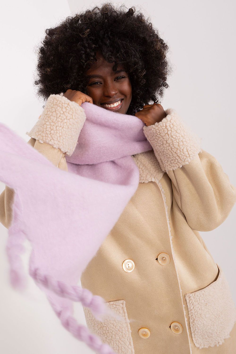   Szalik Model AT-SZ-2313502.31P Light Violet - AT 