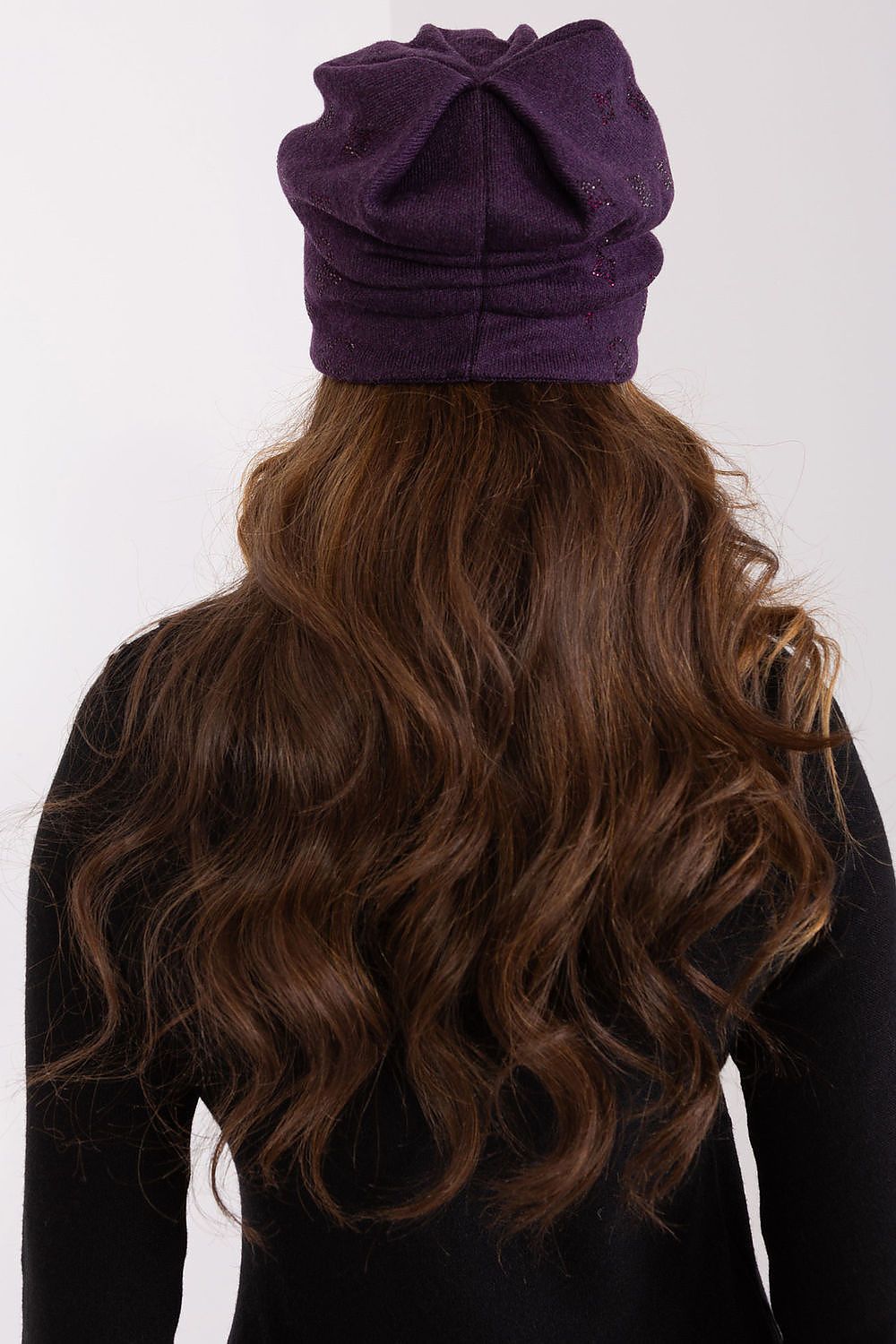   Czapka Model AT-CZ-2325.85 Dark Violet - AT 