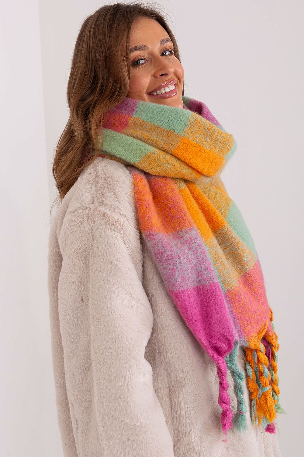   Szalik Model AT-SZ-2313501.98 Pink - AT 