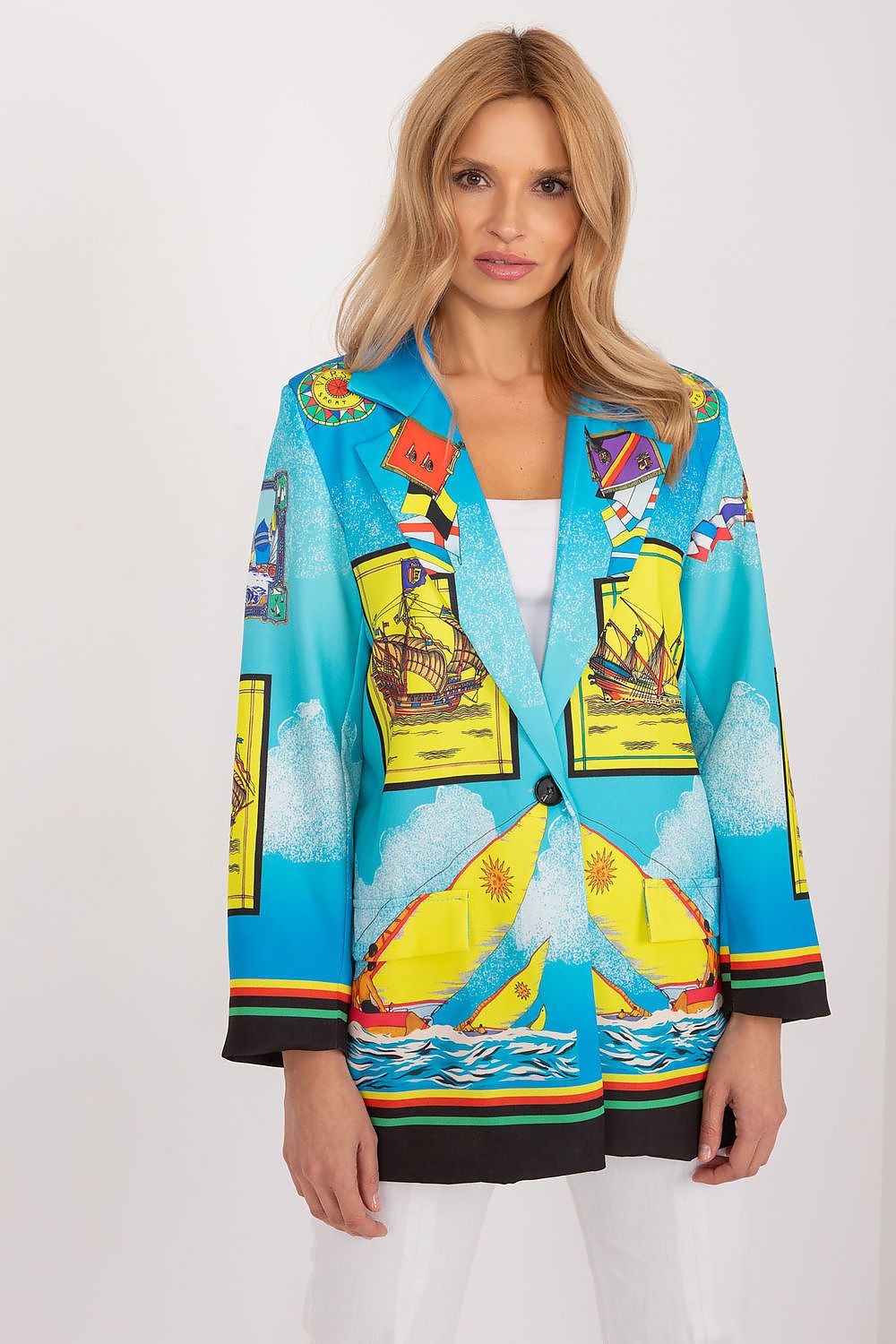   Marynarka Model DHJ-MA-18525-20.11X Blue - Italy Moda 