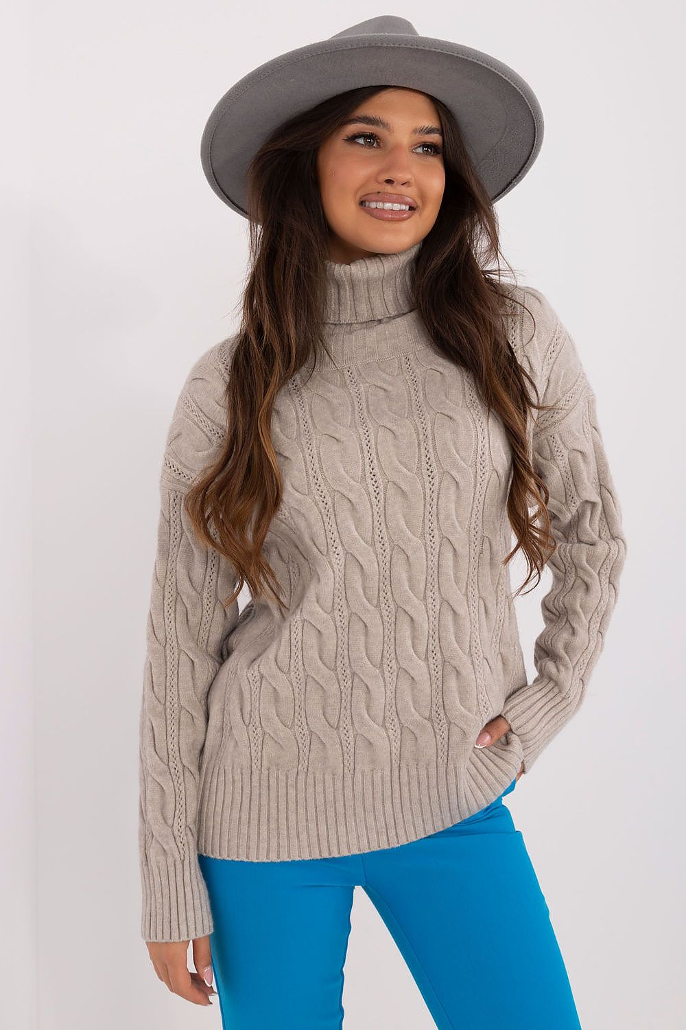   Golf Damski Model AT-SW-23445.00 Light Grey - AT 
