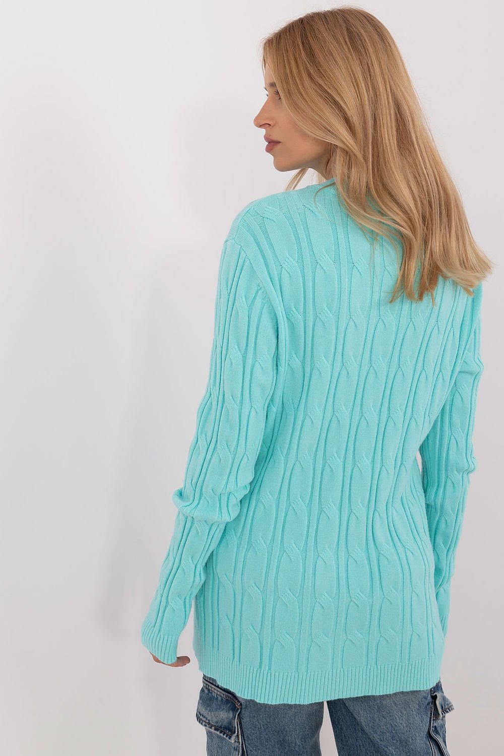   Sweter Damski Model AT-SW-2343.88 Mint - AT 