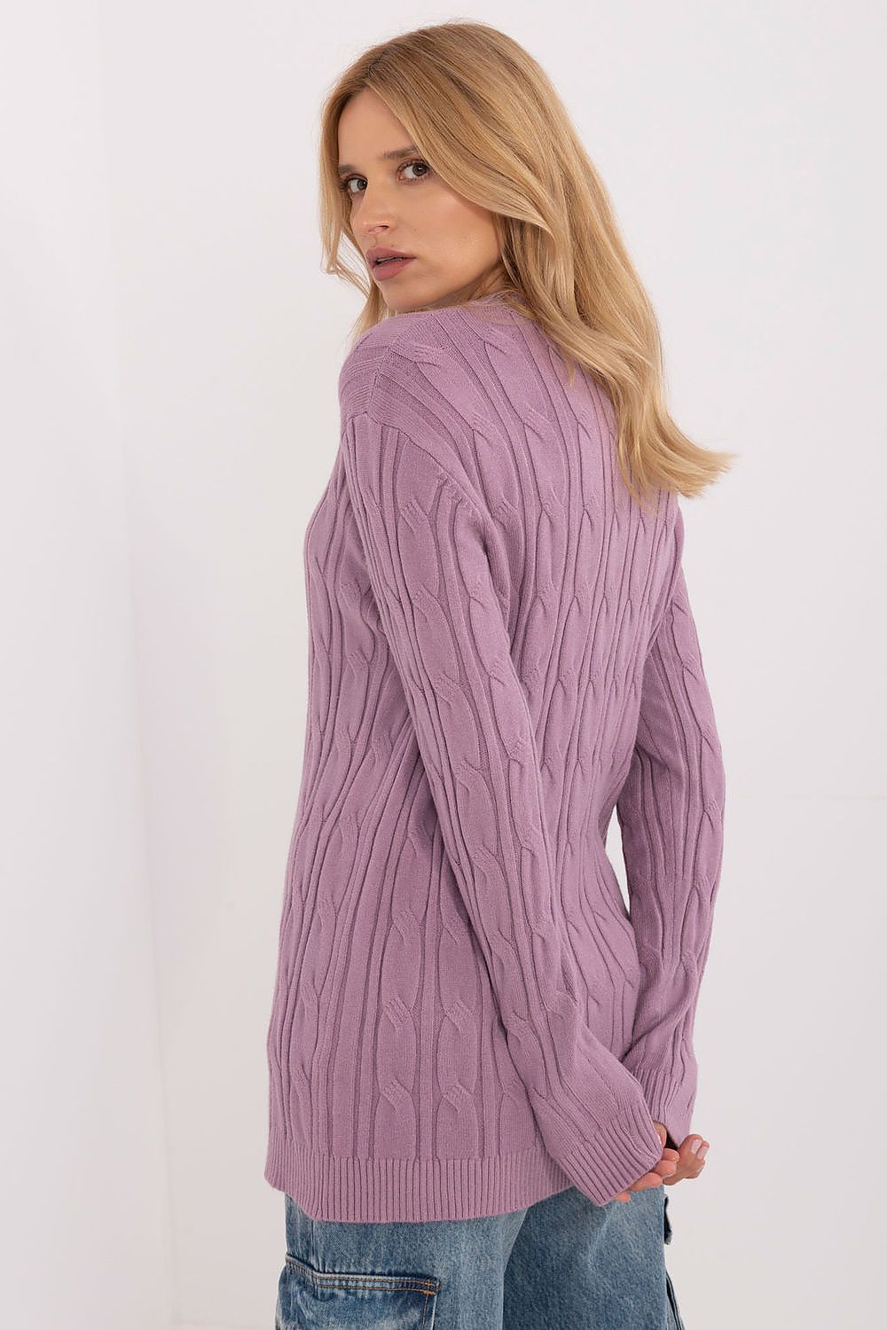   Sweter Damski Model AT-SW-2343.88 Violet - AT 