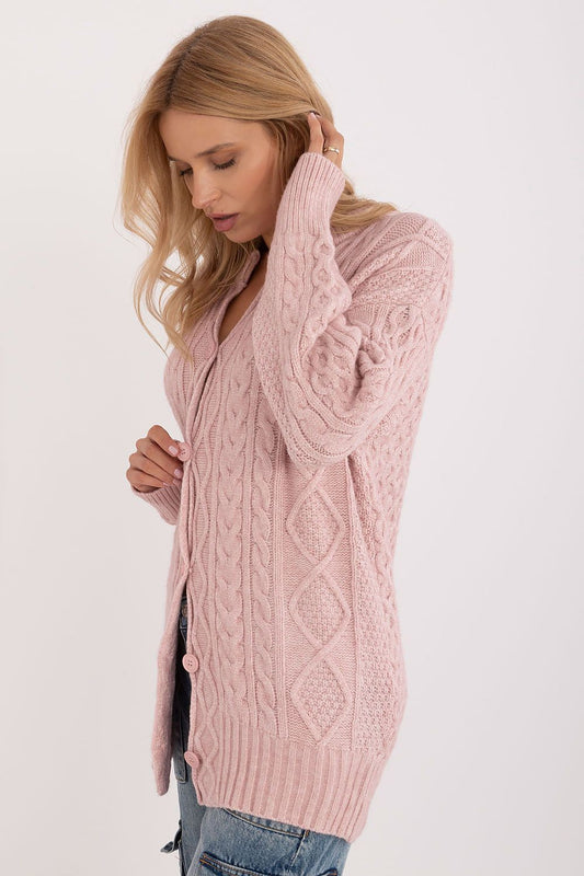  Sweter Damski Model AT-SW-23525.21 Light Pink - AT 