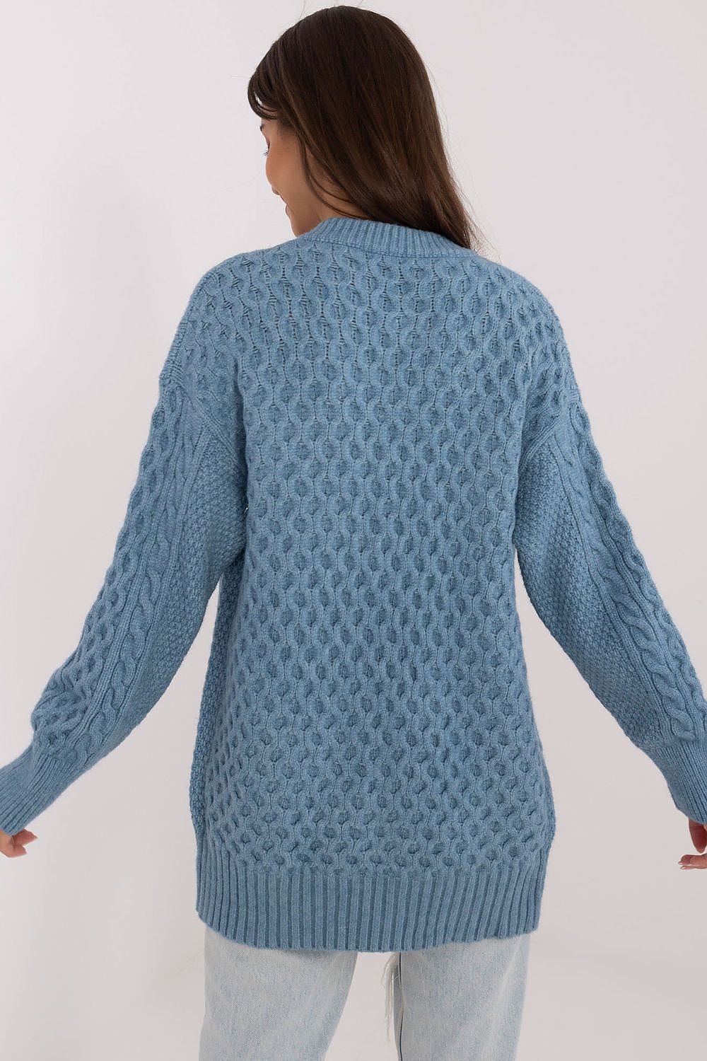  Sweter Damski Model AT-SW-23525.21 Blue - AT 