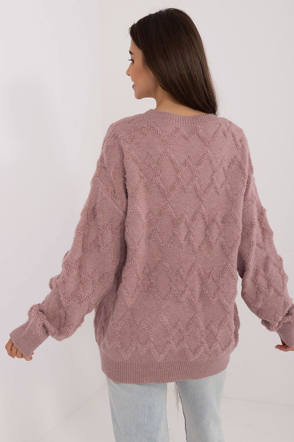   Sweter Damski Model AT-SW-2361.61 Light Violet - AT 