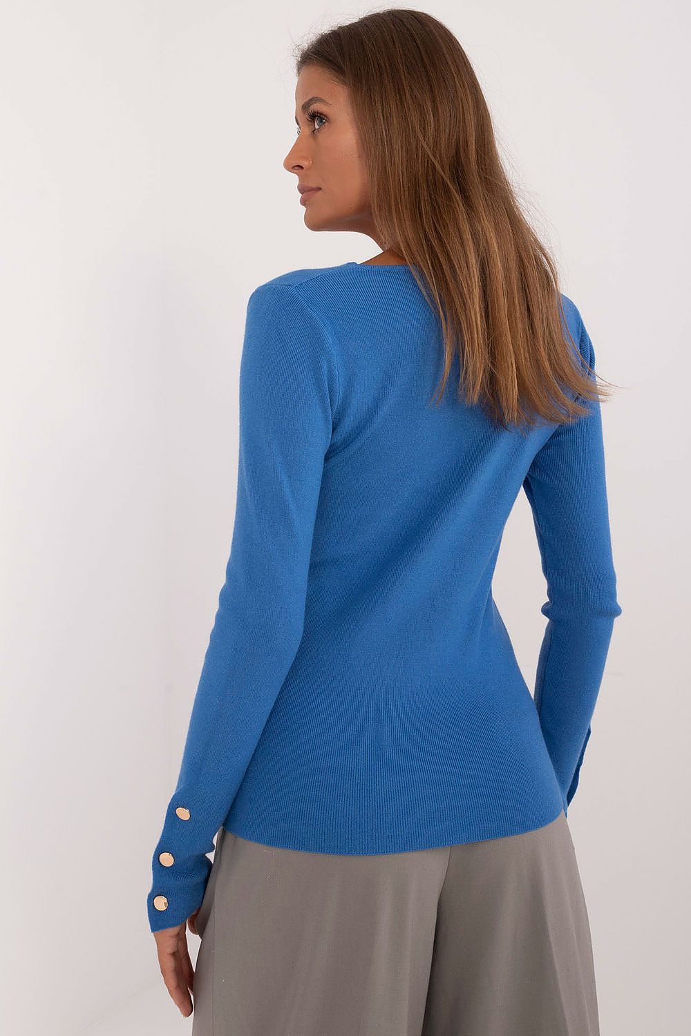   Sweter Damski Model AT-SW-2334.91 Dark Blue - AT 