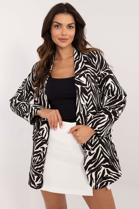   Marynarka Model DHJ-MA-19790-1.85 Ecru - Italy Moda 