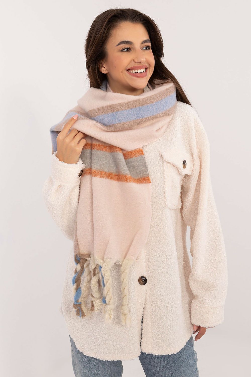   Szalik Model AT-SZ-2315.33 Light Pink - AT 