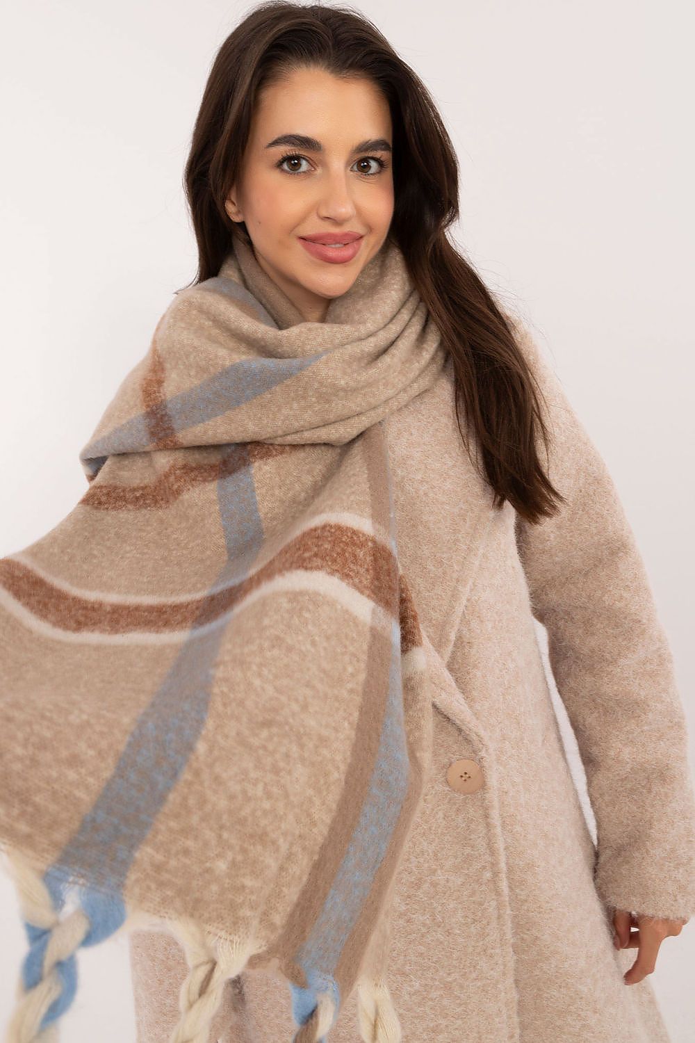   Szalik Model AT-SZ-2315.33 Dark Beige - AT 