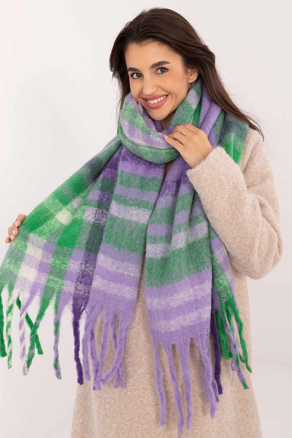   Szalik Model AT-SZ-231301.21 Violet - AT 