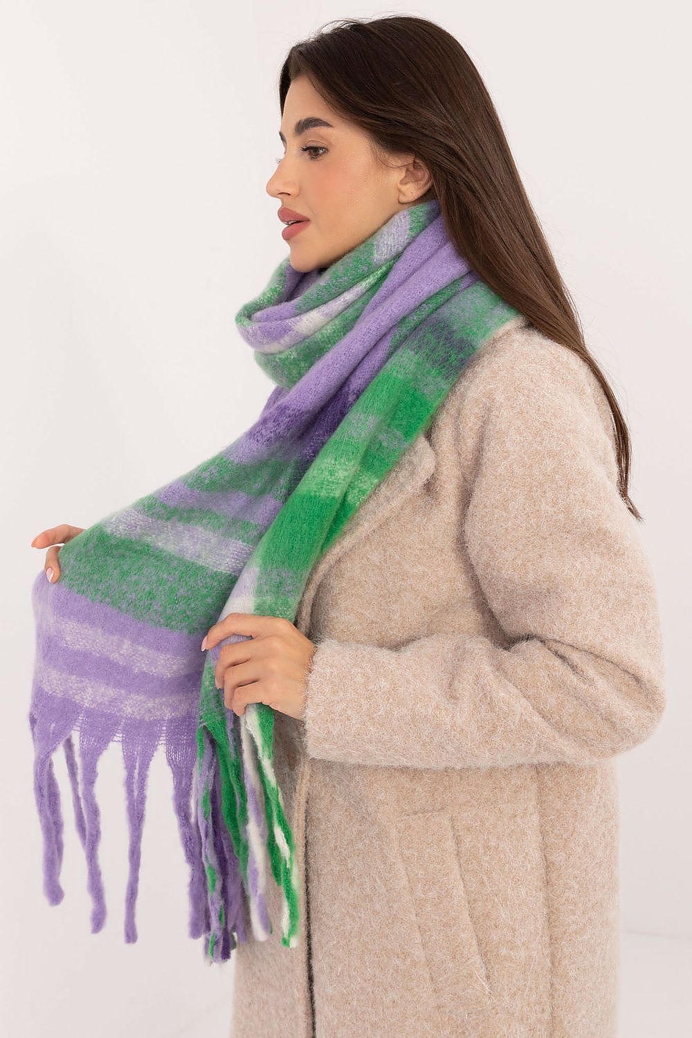   Szalik Model AT-SZ-231301.21 Violet - AT 