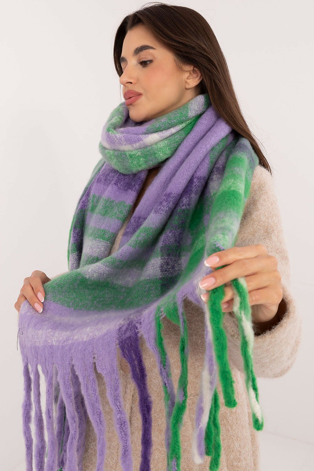   Szalik Model AT-SZ-231301.21 Violet - AT 