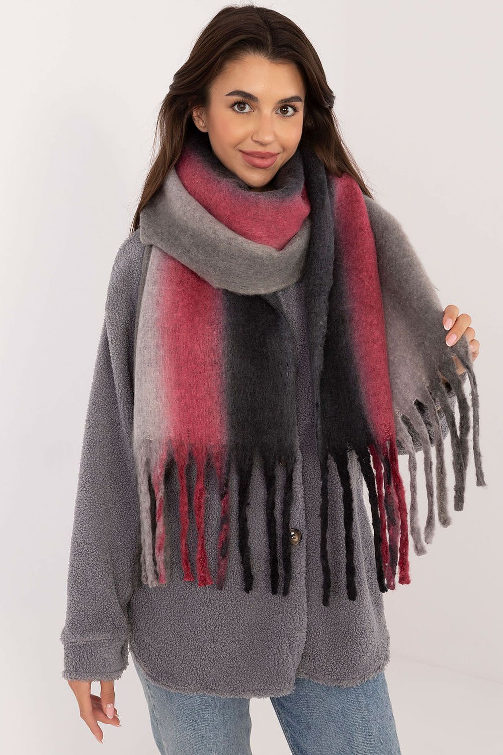   Szalik Model AT-SZ-2320.50 Grey/Black - AT 