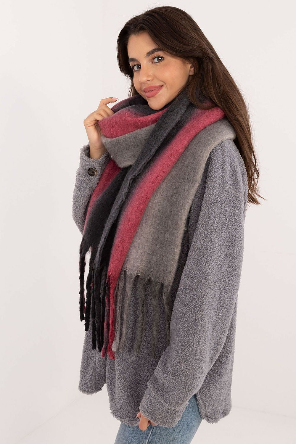   Szalik Model AT-SZ-2320.50 Grey/Black - AT 