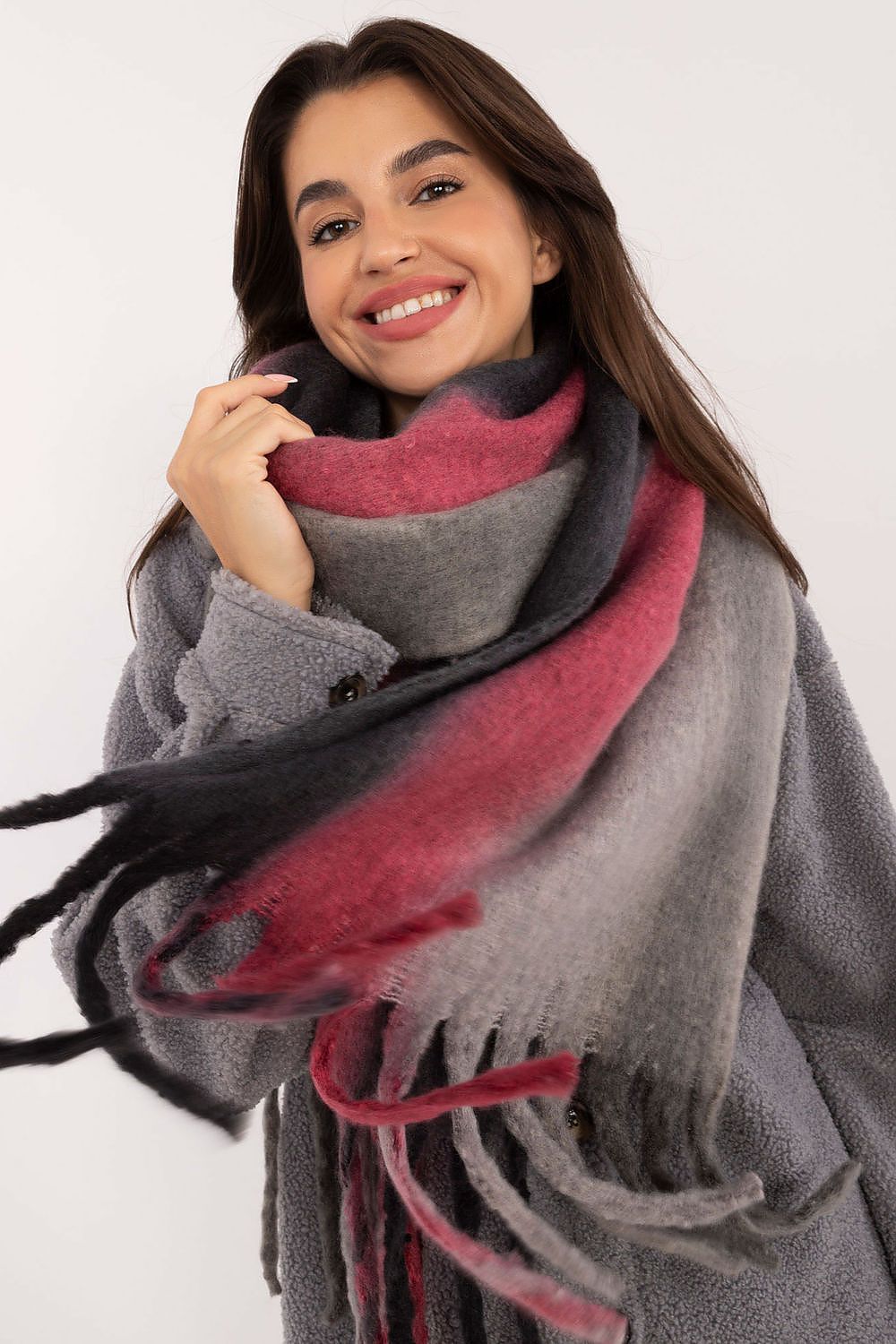   Szalik Model AT-SZ-2320.50 Grey/Black - AT 