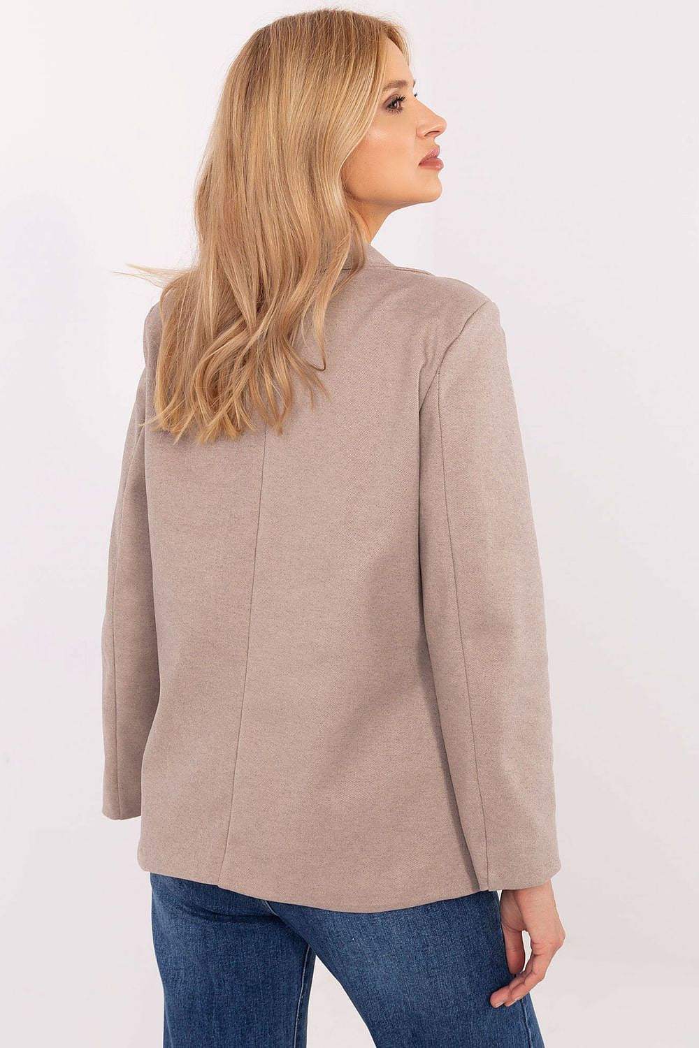   Marynarka Model DHJ-MA-A8770.47P Dark Beige - Italy Moda 