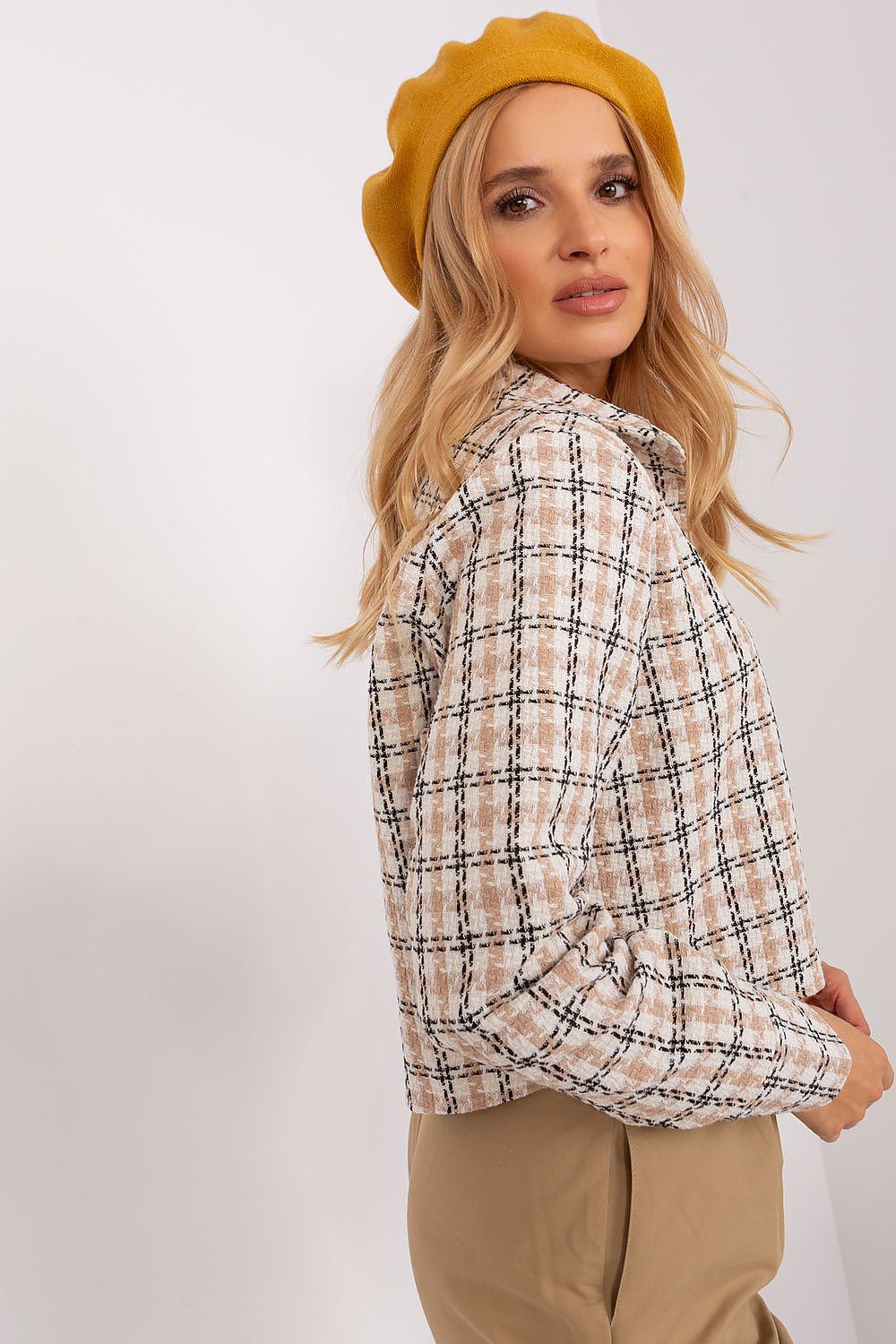   Beret Model AT-CZ-231305.85P Dark Yellow - AT 