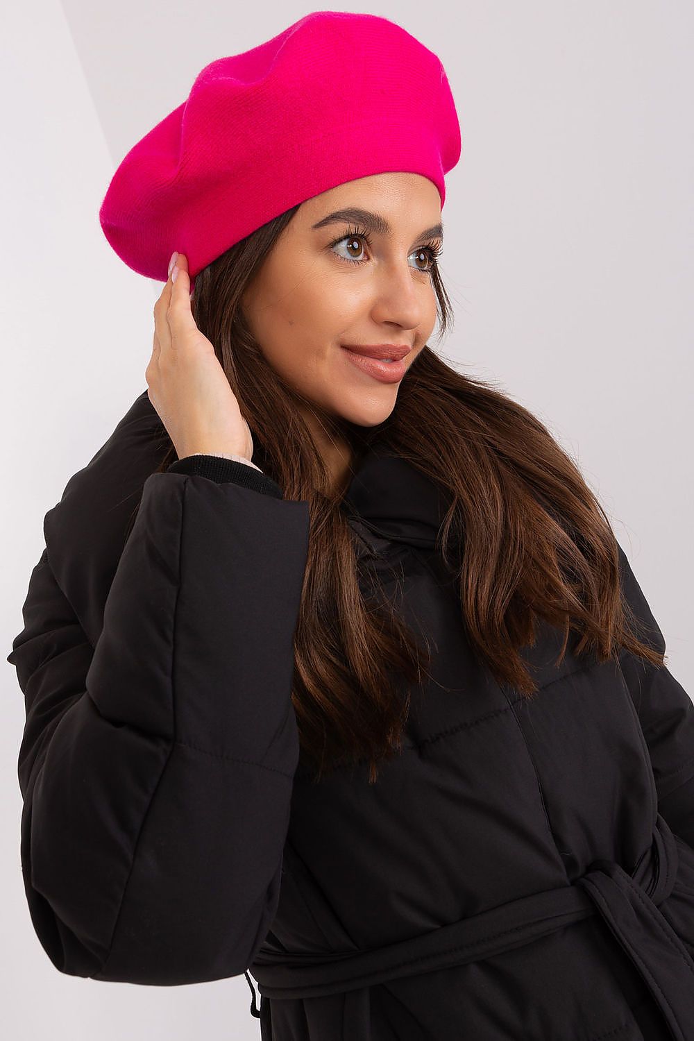   Beret Model AT-CZ-231305.82P Dark Pink - AT 