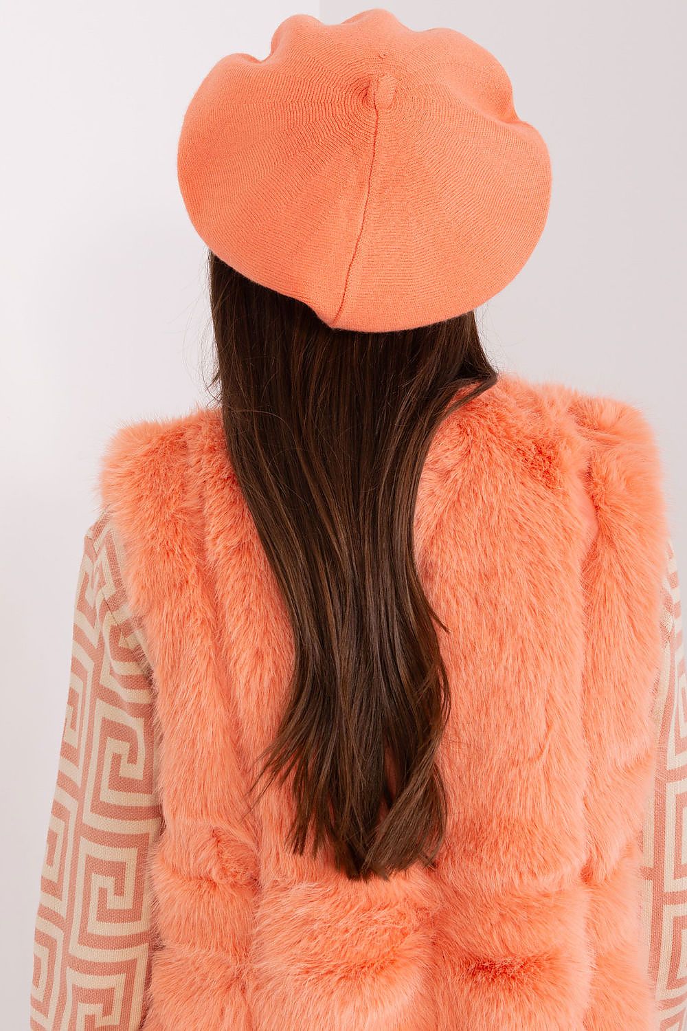   Beret Model AT-CZ-231305.85P Brzoskwinia - AT 