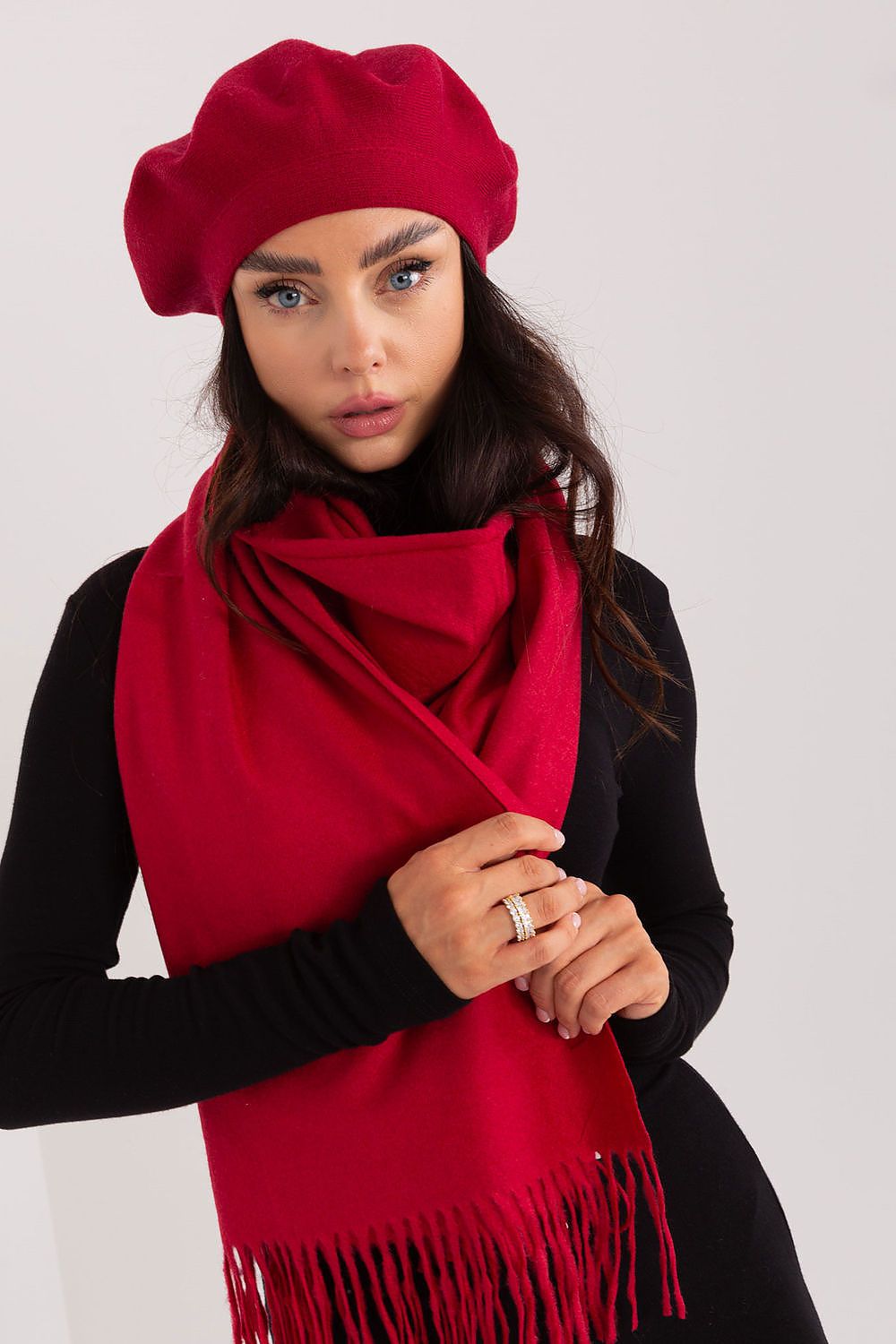   Beret Model AT-CZ-231305.91P Bordo - AT 