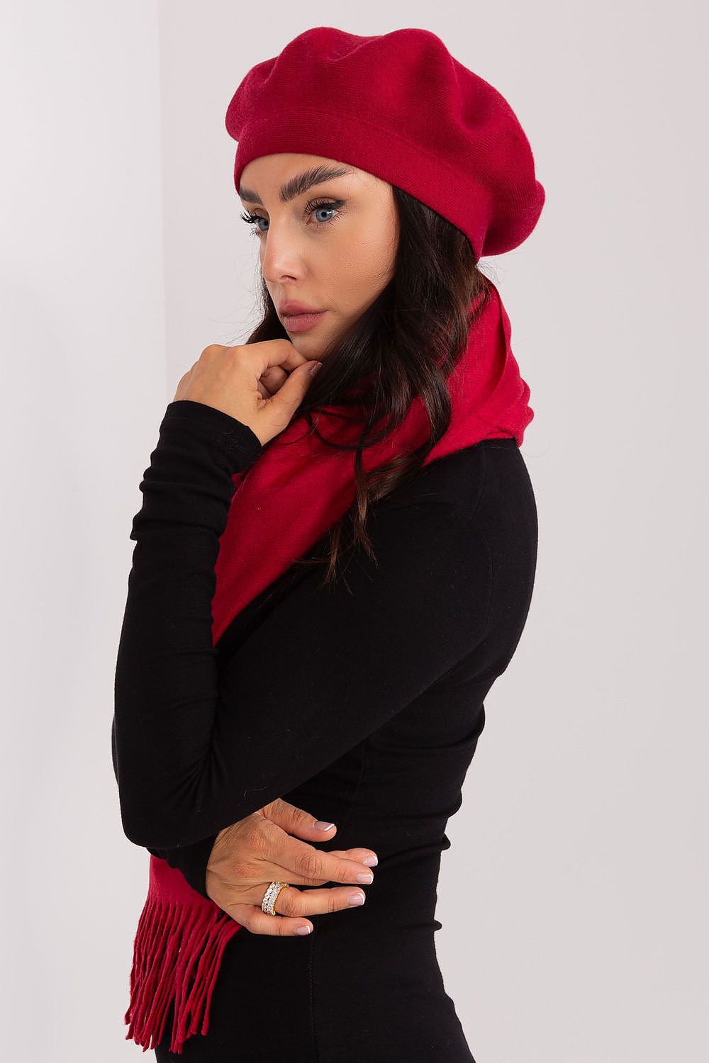   Beret Model AT-CZ-231305.91P Bordo - AT 
