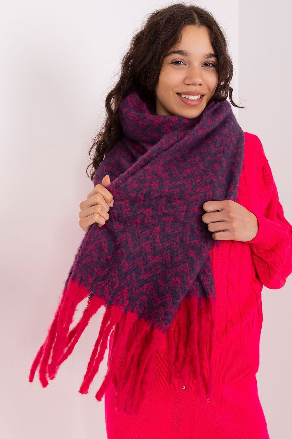   Szalik Model AT-SZ-23125.75 Navy/Red - AT 