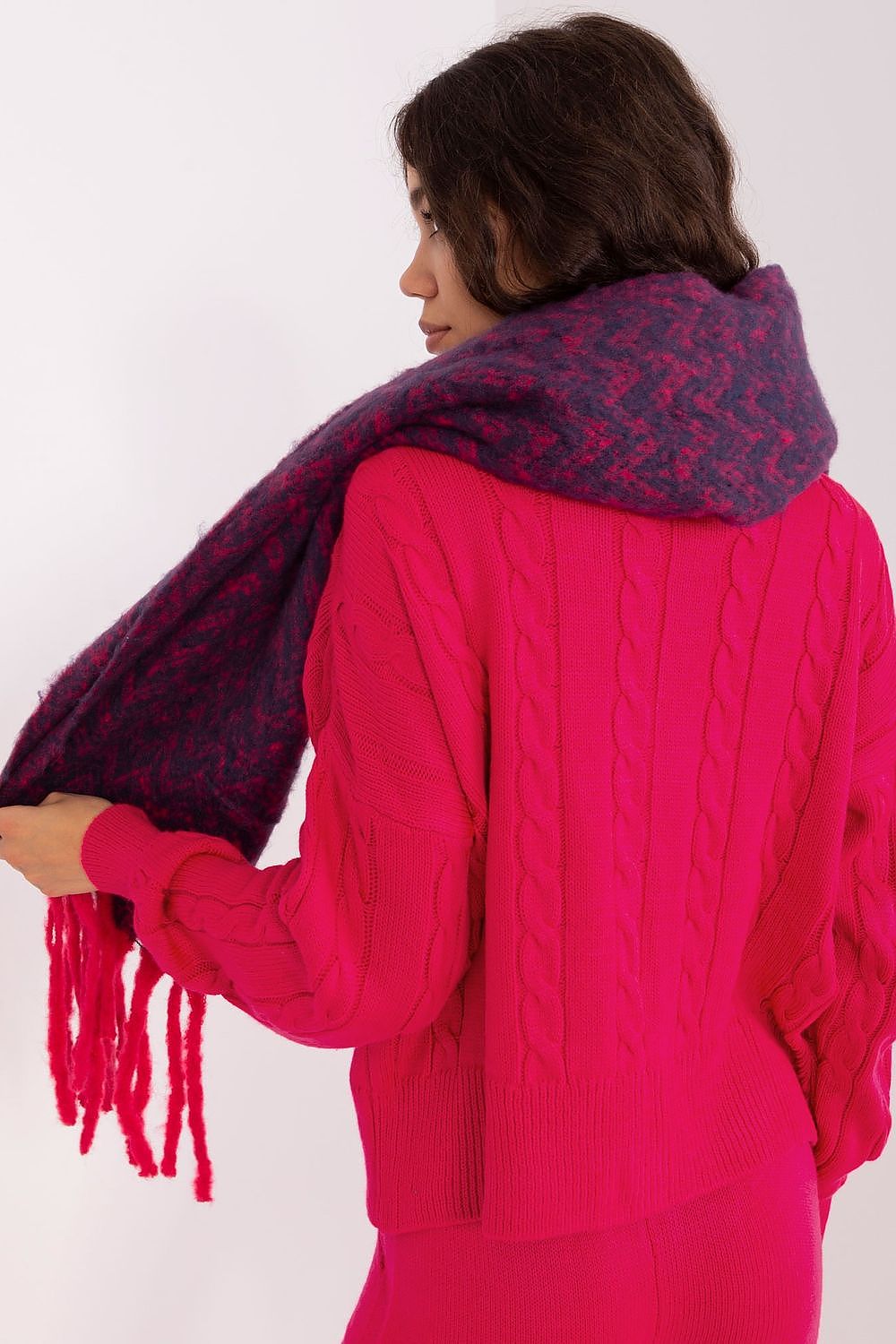   Szalik Model AT-SZ-23125.75 Navy/Red - AT 