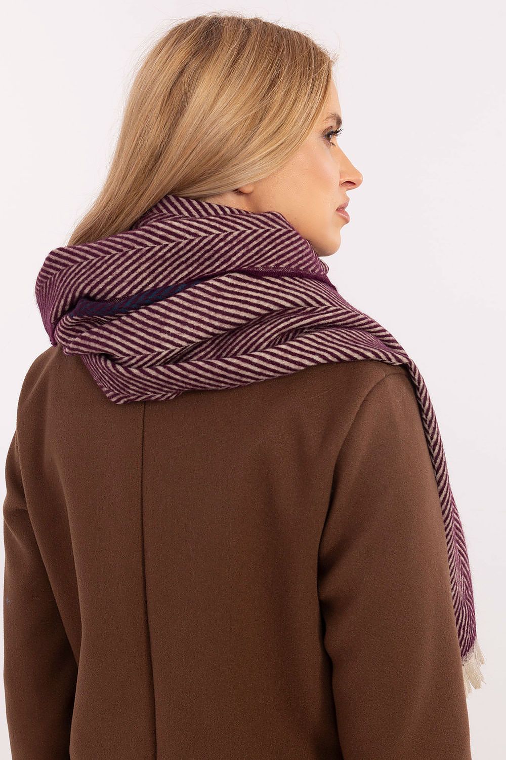   Szalik Model AT-SZ-18301.19 Bordo - AT 