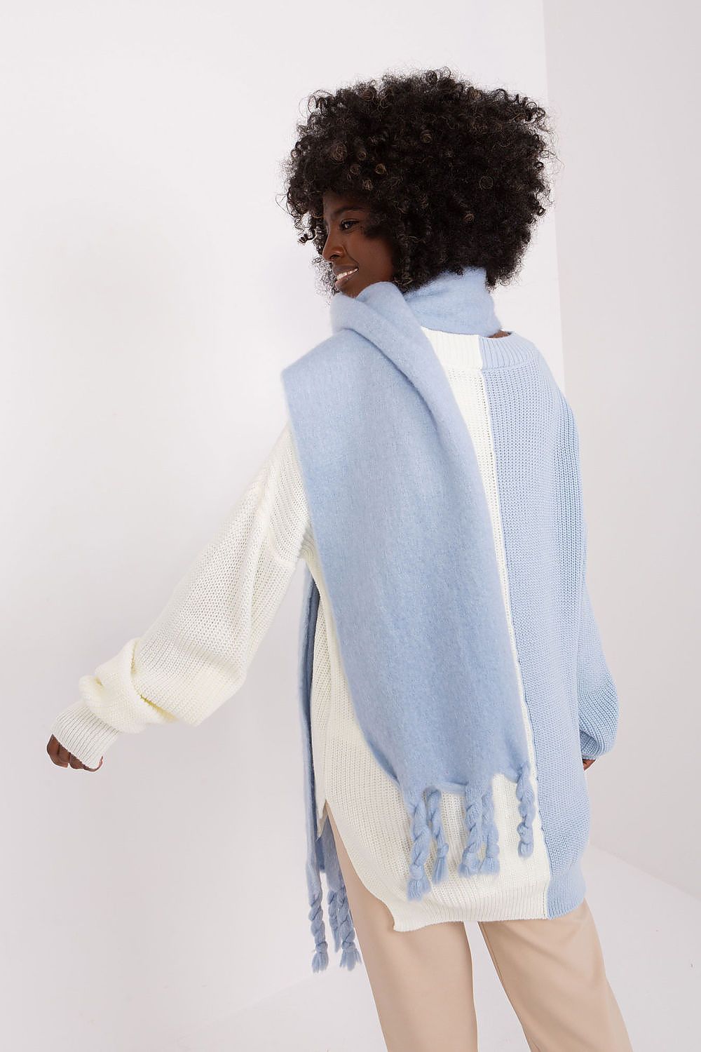   Szalik Model AT-SZ-2313502.71P Light Blue - AT 